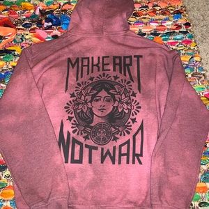 MAKE ART NOT WAR HOODIE